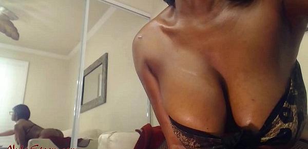  Sexy Stripper Nyla Storm Twerks Her Big Butt In Heels and Fucks Her Tight Ebony Cunt